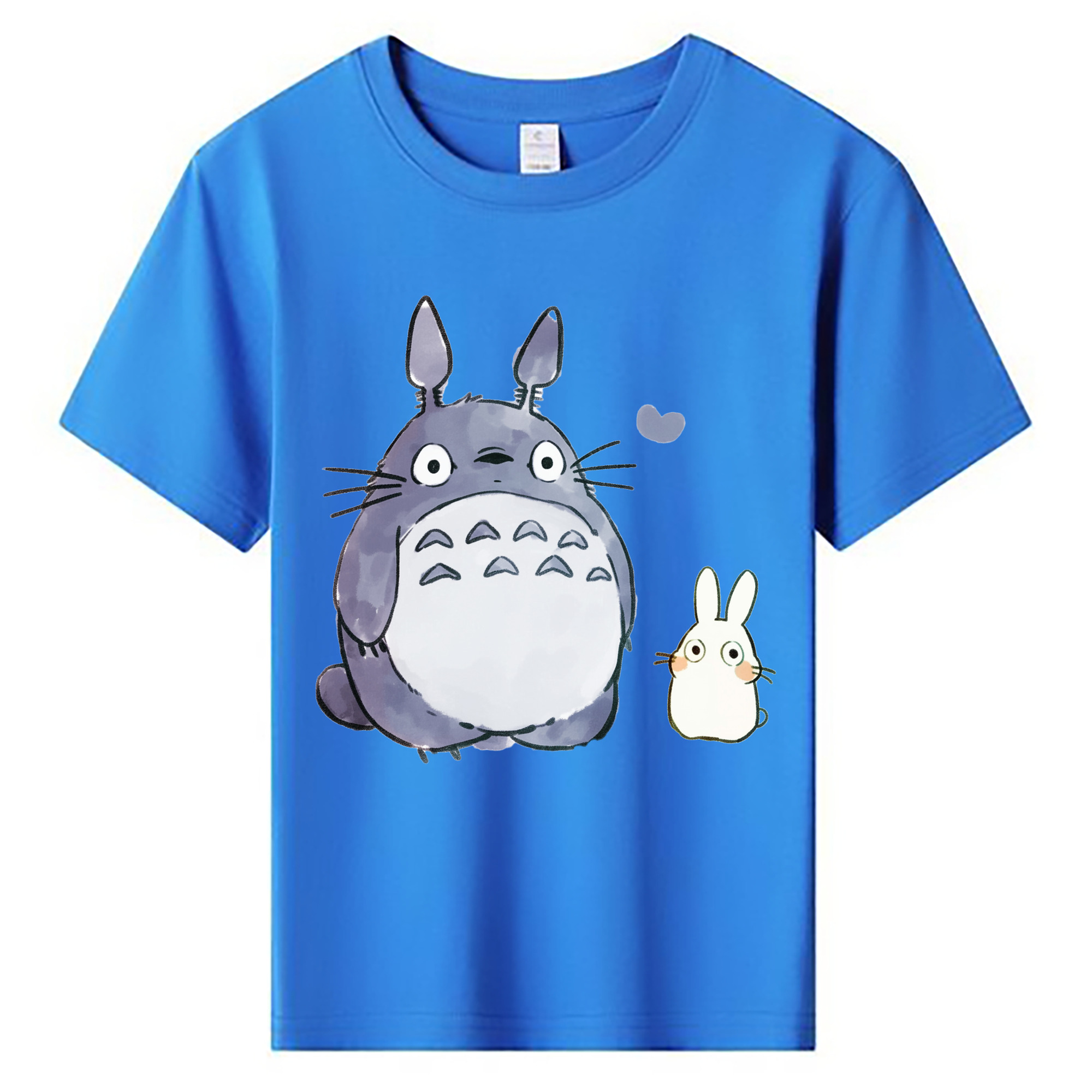 （画像用） となりのトトロ 草壁メイ 草壁サツキ My Neighbor Totoro Satsuki Kusakabe Mei Kusakabe 綿100％キッズTシャツ（フロントプリント）